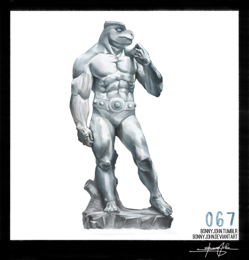 Illustration for article titled Michelangelo's Machoke? ! Pokemon One a Day!